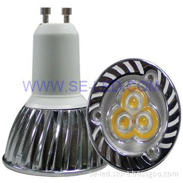 Bombilla LED GU10 3X1W Blanco Puro 270lm